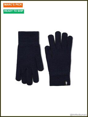 Merino Wool Boiled Knit Gloves